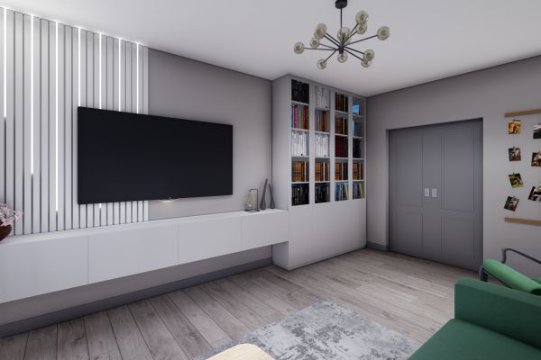 Гостиная в панельном доме