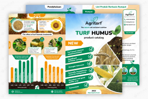 Брошюры для Agritorf (инновационные удобрения), Индонезия