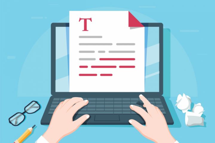 Написание или редактирование текста, предложенного клиентом. - 5422086