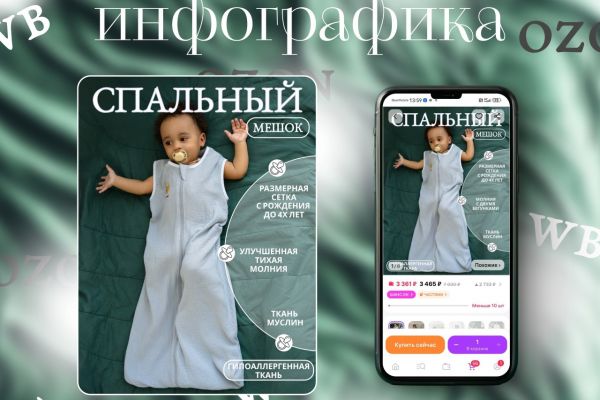 Инфографика для детских товаров