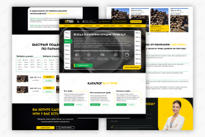 Многостраничный сайт для Metall Tube (б/у трубы)