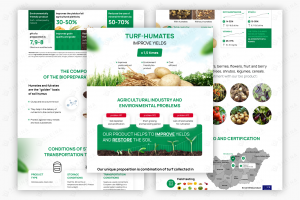 Сайт-презентация на Тильде для Агроторф (инновационные удобрения)