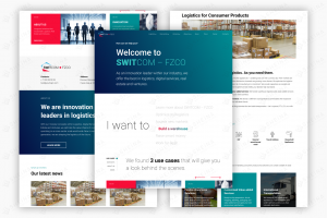 Многостраничный сайт на Тильде для Swiftcom – FZCO (оптовый поставщик), ОАЭ