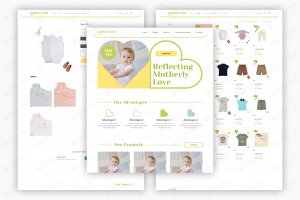 Интернет-магазин на Shopify для Mother's Love (детская одежда), ОАЭ