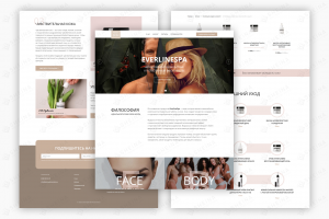 Интернет-магазин на Тильде для EverlineSpa (проф. бренд итальянской косметики)