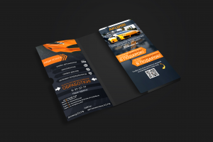 Рекламная двухсторонняя листовка