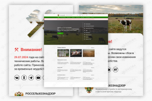 Доработки к основному сайту для Россельхознадзора (федеральная служба по вет. и фито. надзору)
