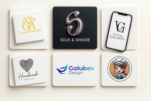 Серия логотипов для брендов и частных заказчиков