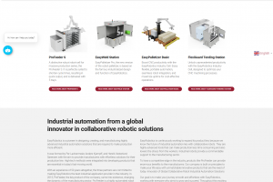 EasyRobotics - разработка сайта для иностранной компании робототизированных систем