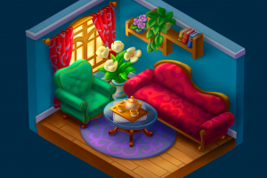 Казуальная гостинная