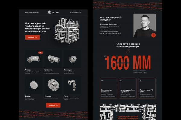 Дизайн e-mail рассылки с коммерческим предложением для B2B-клиентов завода арматурных изделий