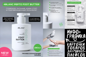 Инфографика. Дизайн карточек товаров для маркетплейсов.