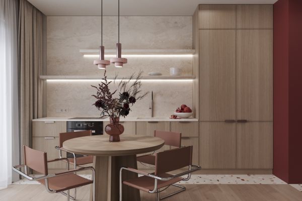 Квартира с яркими акцентами