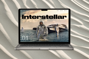 Лендинг для фильма