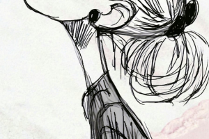 грустный  портрет