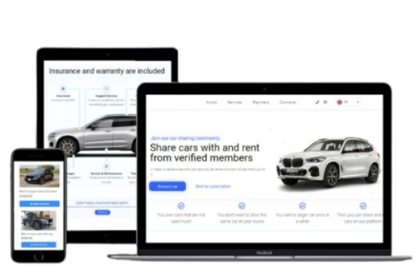 Сайт для каршеринга в Швейцарии