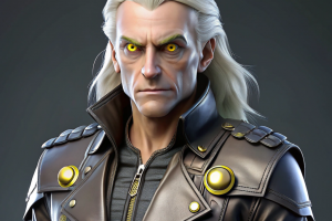 Героический арт персонажа в геймерском стиле для Instagram-контента