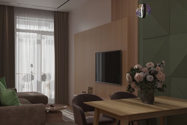 Уютная кухня-гостиная