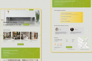 Корпоративный сайт по производству мебели