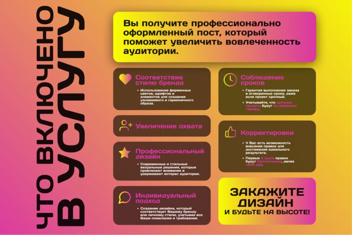 Дизайн поста для социальных сетей