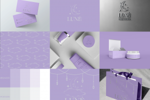 Разработка айдентики и упаковки для бренда косметики LUNÉ