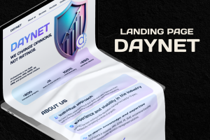 Лендинг для репутационного агенства Daynet