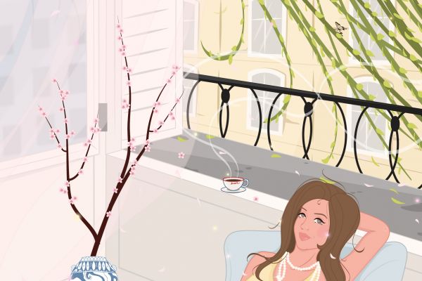 Векторная fashion иллюстрация 22