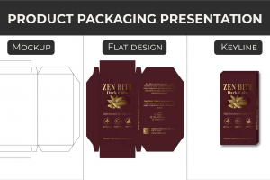 Упаковка функционального шоколада ZEN BITE — бренд, который успокаивает