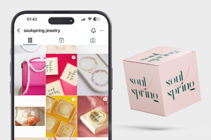 Логотип для Российского бренда украшений "Soul spring"