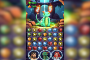Анимация геймплея мобильной игры