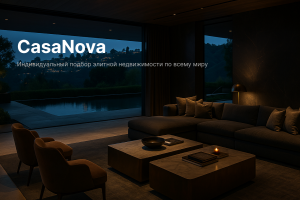 CasaNova Индивидуальный подбор элитной недвижимости по всему миру