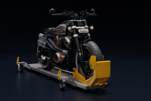 Создание 3D модели и визуализации мотоподката Salt Flats