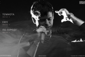 Личный музыкальный сайт