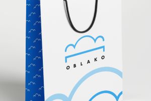 Фирменный стиль компании по производству матрасов "OBLAKO"