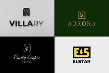 Все виды логотипов (3 варианта) - от строгого до элегантного