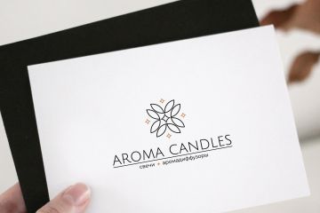 Логотипа для свечей, ароматов, парфюмов