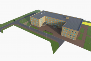 Визуализация застройки местности