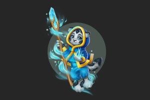 Casual character: Wizard snow leopard