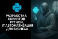 Разработка скриптов Python, IT автоматизация для бизнеса