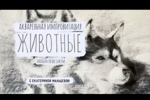 курс - акварельная импровизация (работа под ключ)