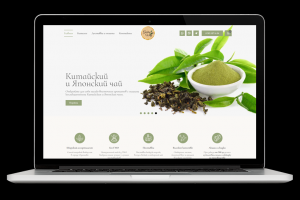 Интернет магазин для компании по продаже листового черного, зеленого чая и кофе