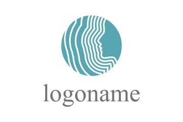 логотип стилизованное лицо