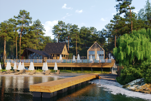 Концепция благоустройства базы отдыха #1