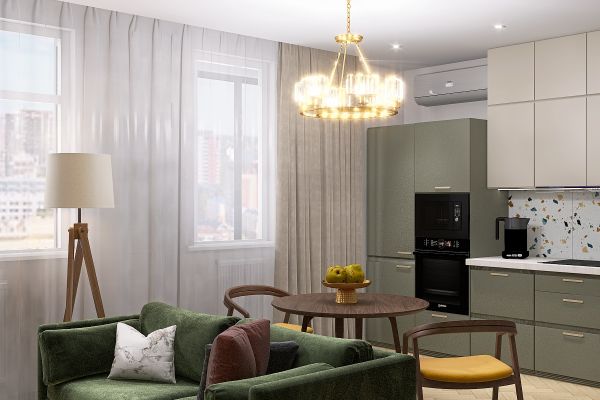 Яркая квартира для молодой активной женщины