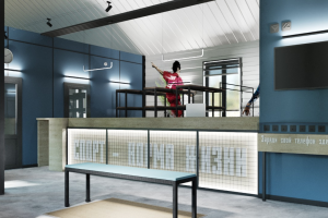 Интерьер пункта проката