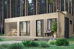 3D-визуализация модульной бани