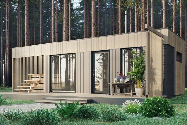 3D-визуализация модульной бани