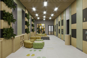 Интерьер. Коридор начальной школы