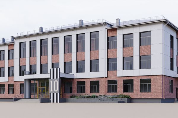 Концепция архитектурно-художественного решения фасадов здания школы