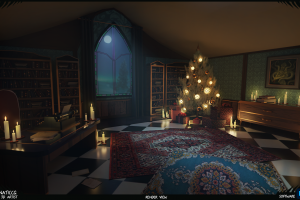 Мрачный кабинет писателя ужасов